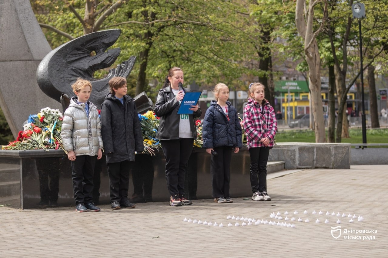 У Дніпрі провели захід до 40-х роковин Чорнобильської катастрофи