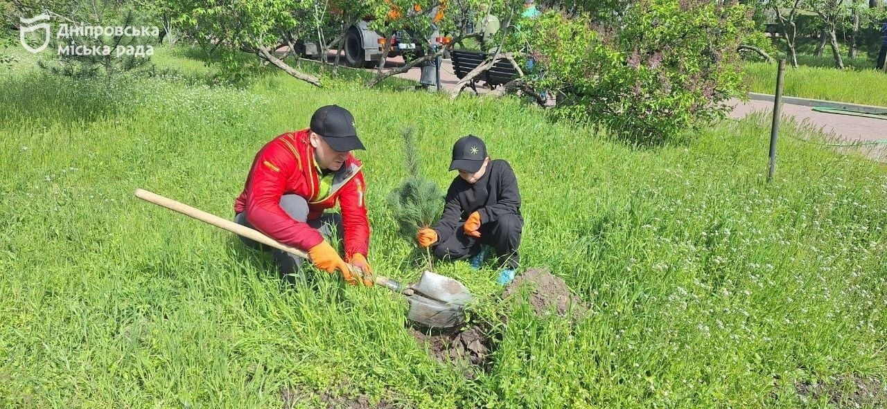 #Дніпро_квітучий: на Монастирському острові висадили дерева - 25.04.2026 