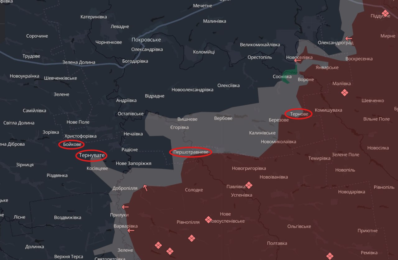 росіяни посилили тиск на Олександрівському напрямку (Дніпропетровщина) — «Мучной»