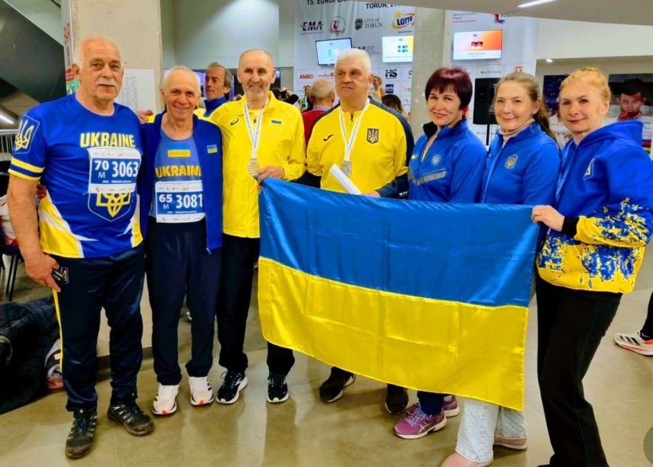 Троє легкоатлетів з Дніпра здобули п’ять медалей на чемпіонаті Європи Мастерс у Польщ - 01.04.2026