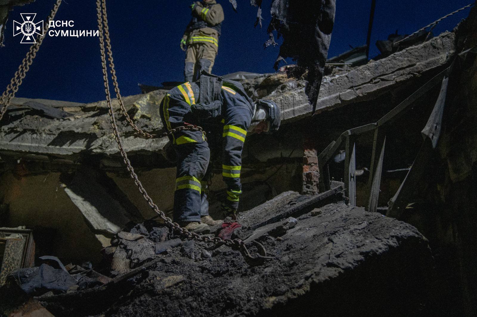 Наслідки атаки рф в Сумах