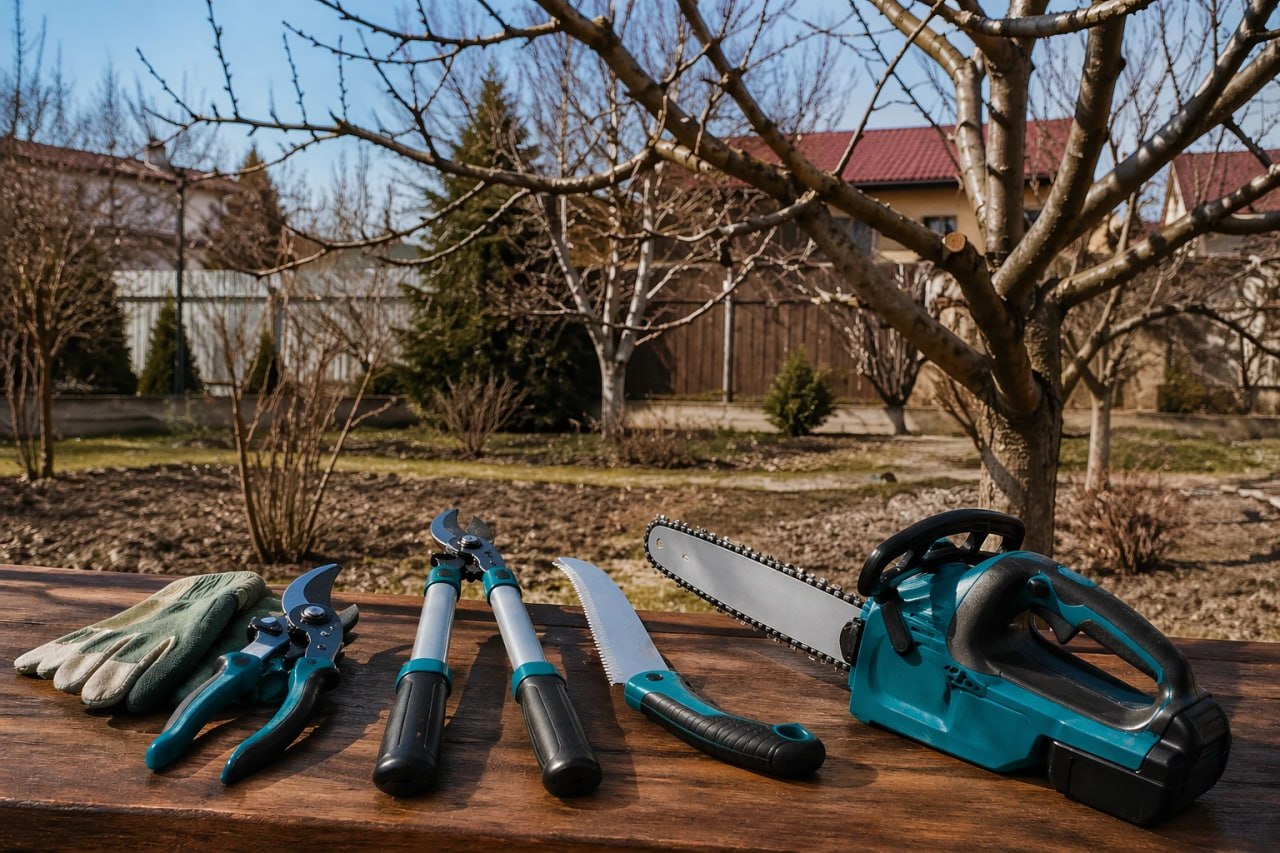 Як підготувати сад і двір до весни: інструменти для обрізки дерев та гілок
