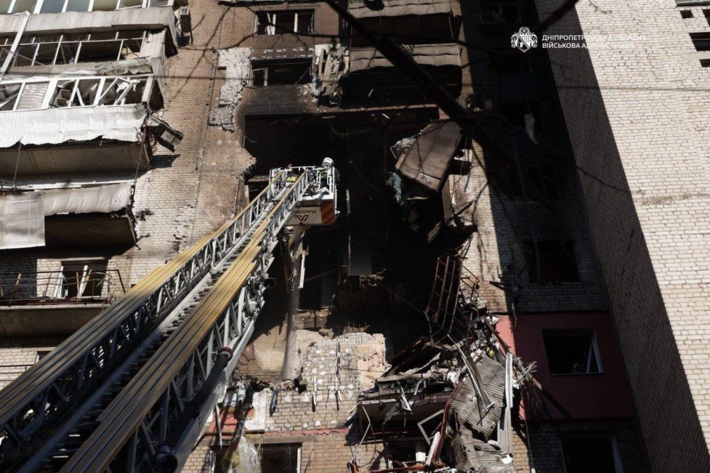 У Дніпрі вже троє загиблих і 10 поранених після нічної атаки