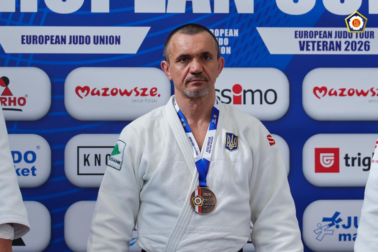 Троє дзюдоїстів з Дніпропетровщини стали призерами Кубка Європи серед ветеранів - 24.04.2026 