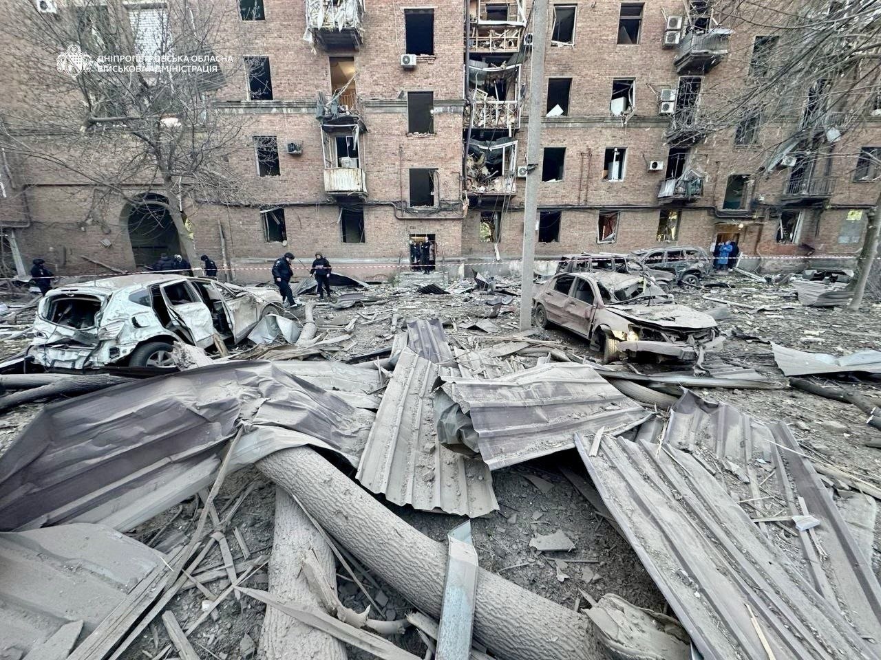 Наслідки атаки рф по Дніпру