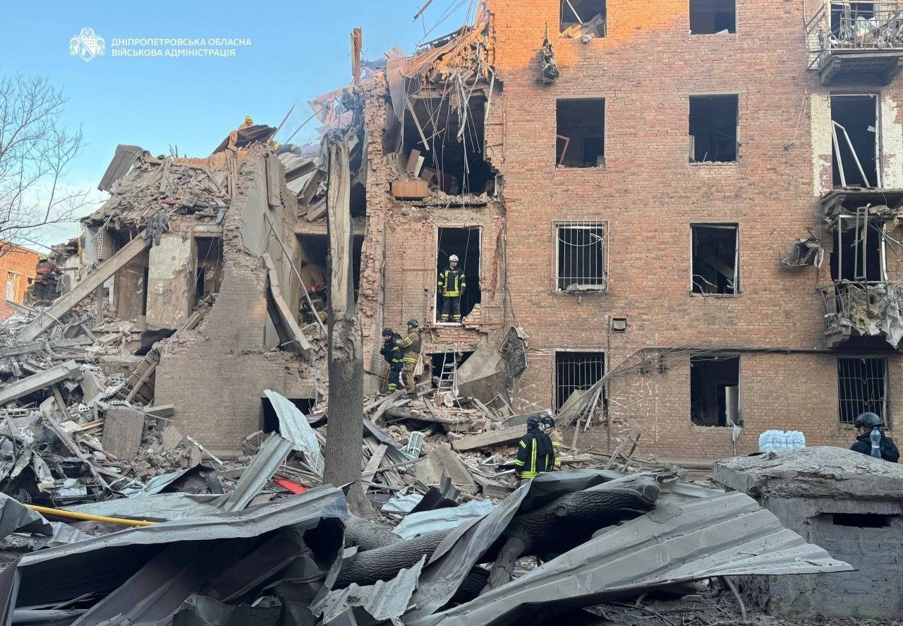 Наслідки атаки рф по Дніпру