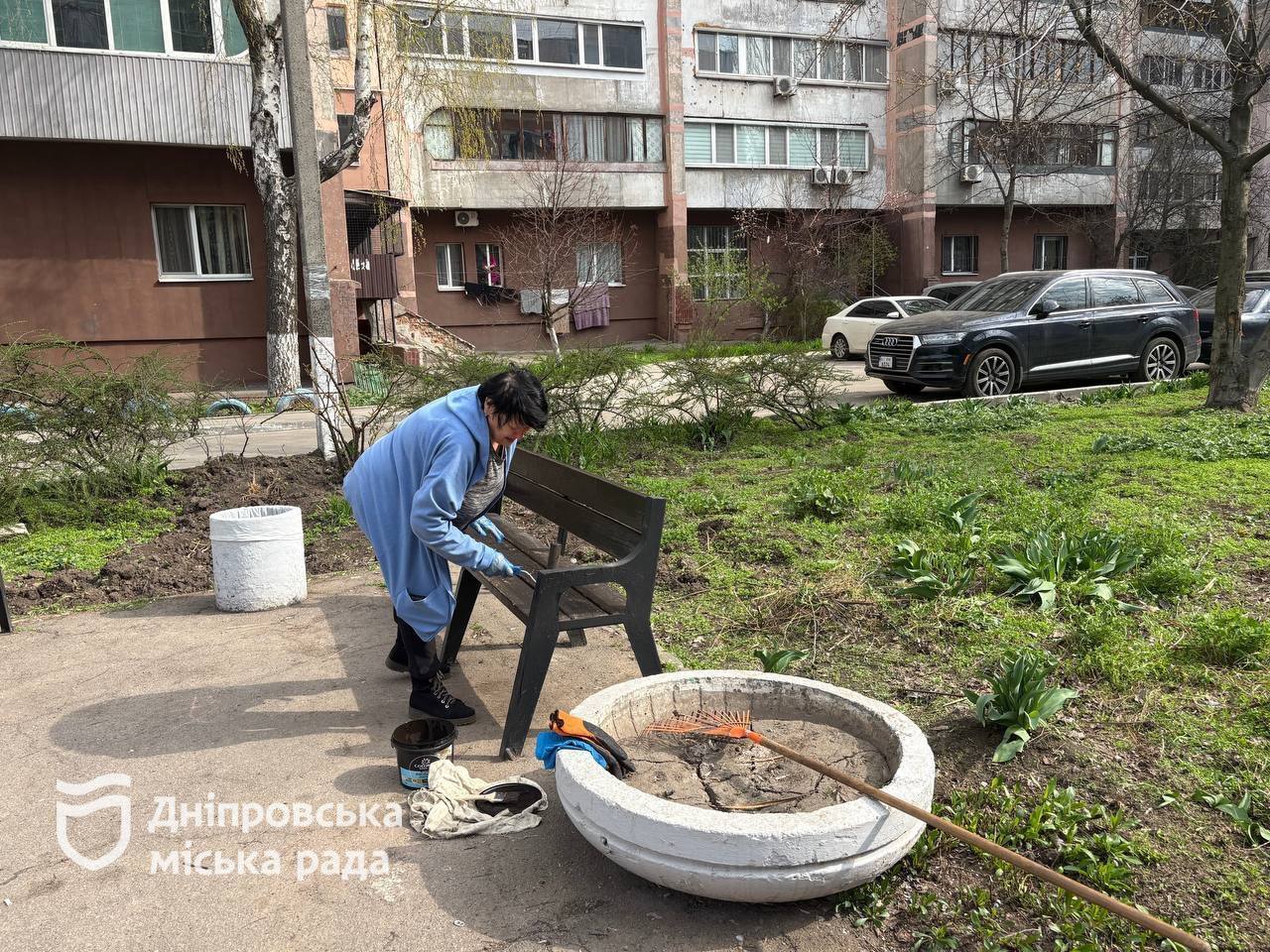 У Дніпрі провели толоку в сквері Янгеля