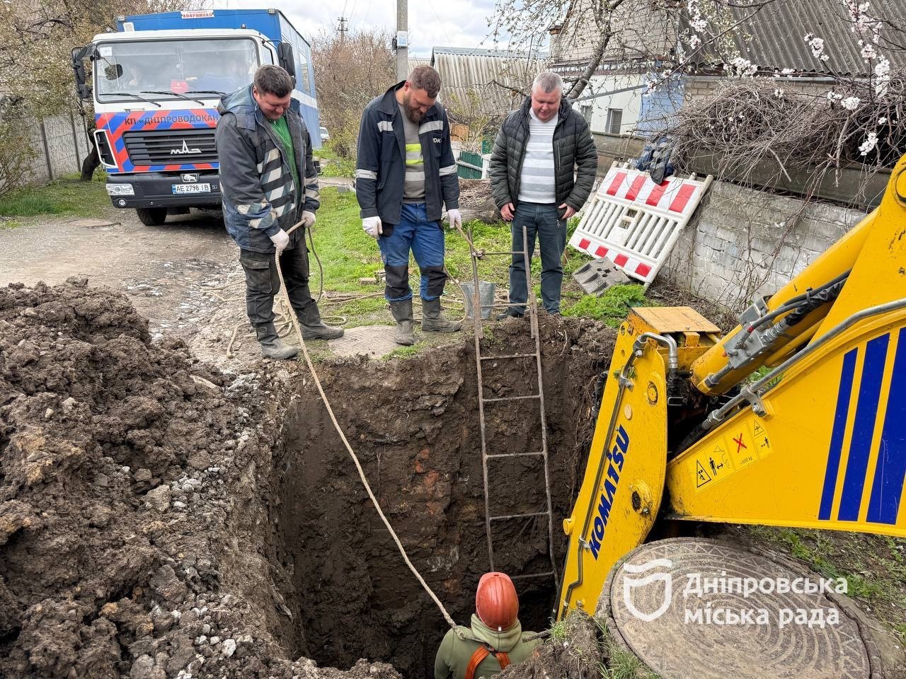 Комунальний фронт Дніпра: бригади «Дніпроводоканалу» працюють без зупинок - 10.04.2026