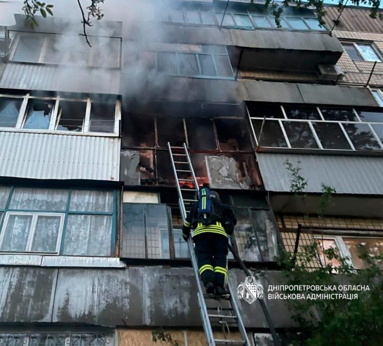 Обстріли Дніпра та області в ніч з 5.05.2026 на 6.05.2026