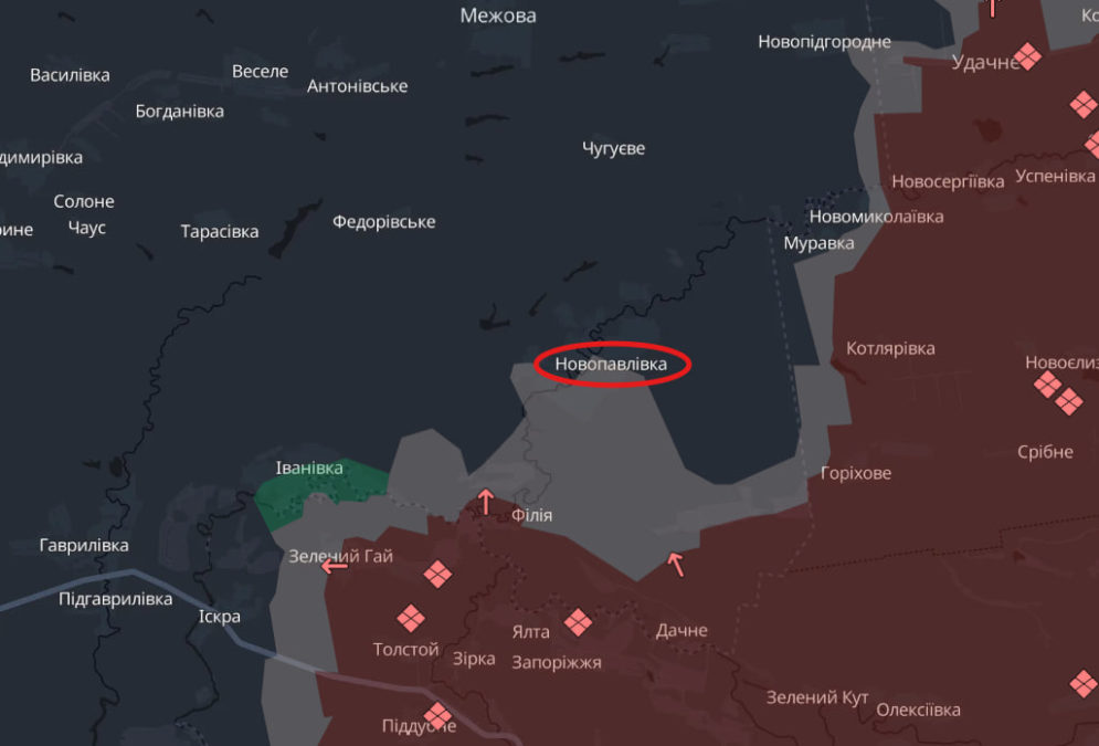 На Новопавлівському напрямку на Дніпропетровщині окупанти атакували село на мотоциклах