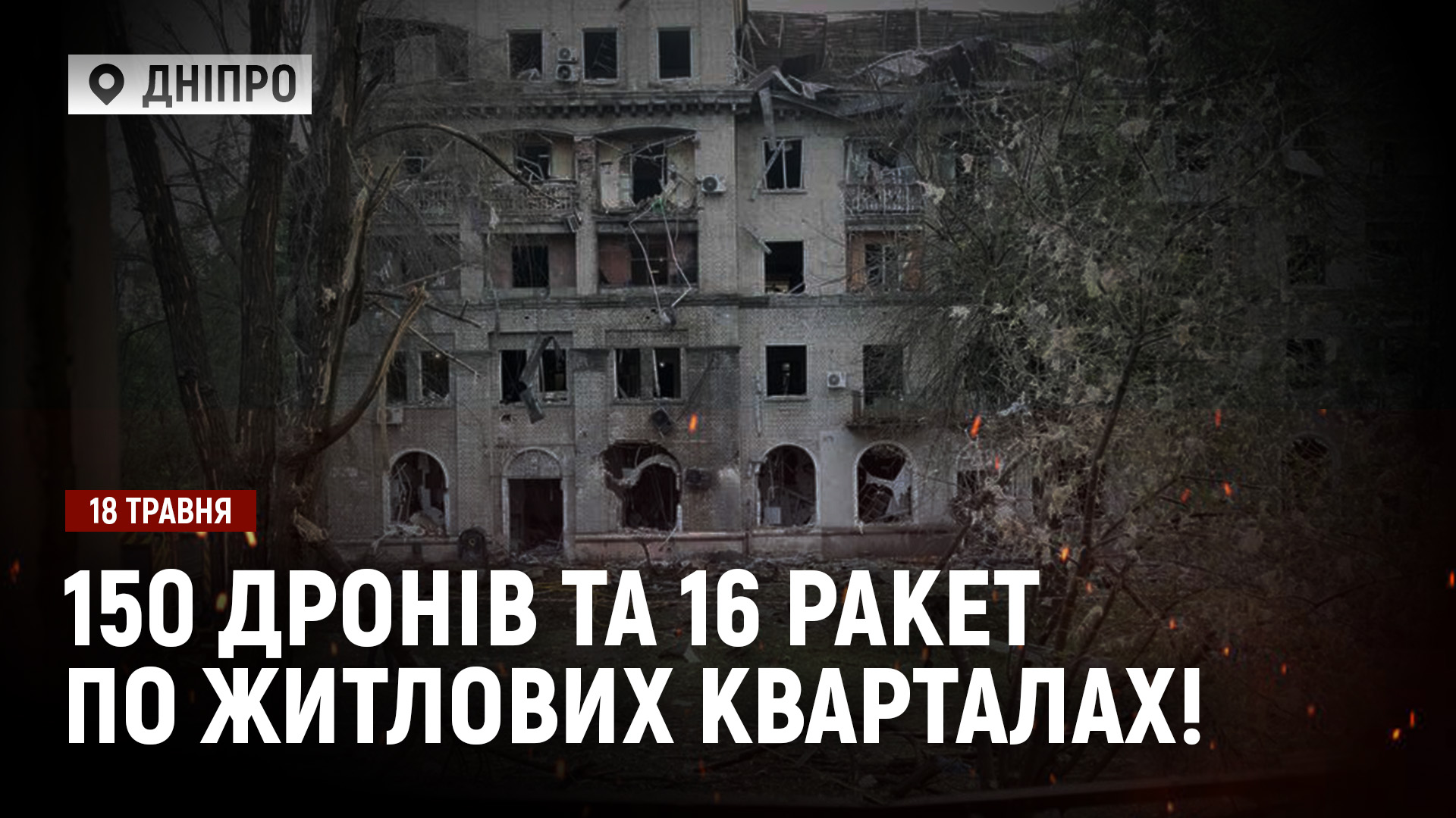 Новини Дніпра та області - 18.05.2026