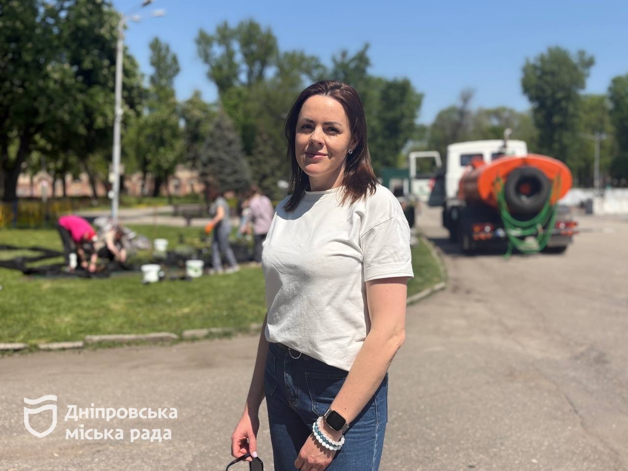 #Дніпро_квітучий. Гортензії, лаванда та ялівці. У парку Глоби висадили нову ландшафтну клумбу - 07.05.2026