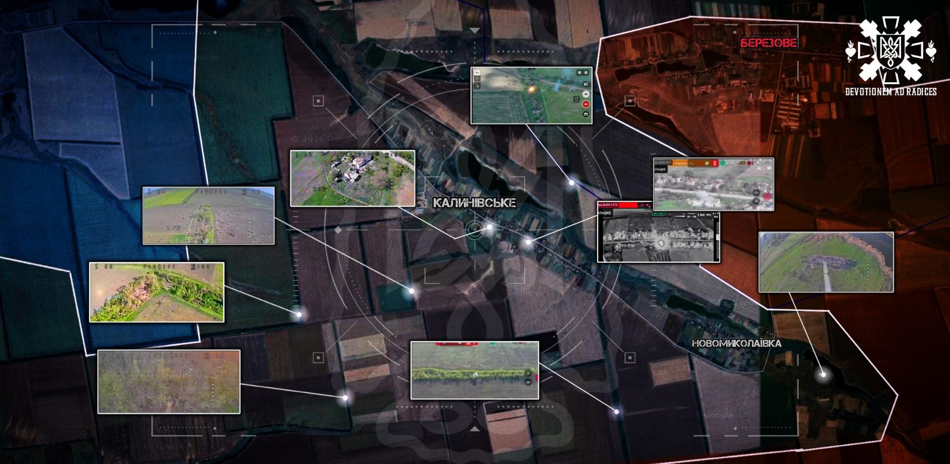 Олександрівський напрямок (Дніпропетровщина), на рубежі Калинівське–Новомиколаївка — суцільна зона виснаження