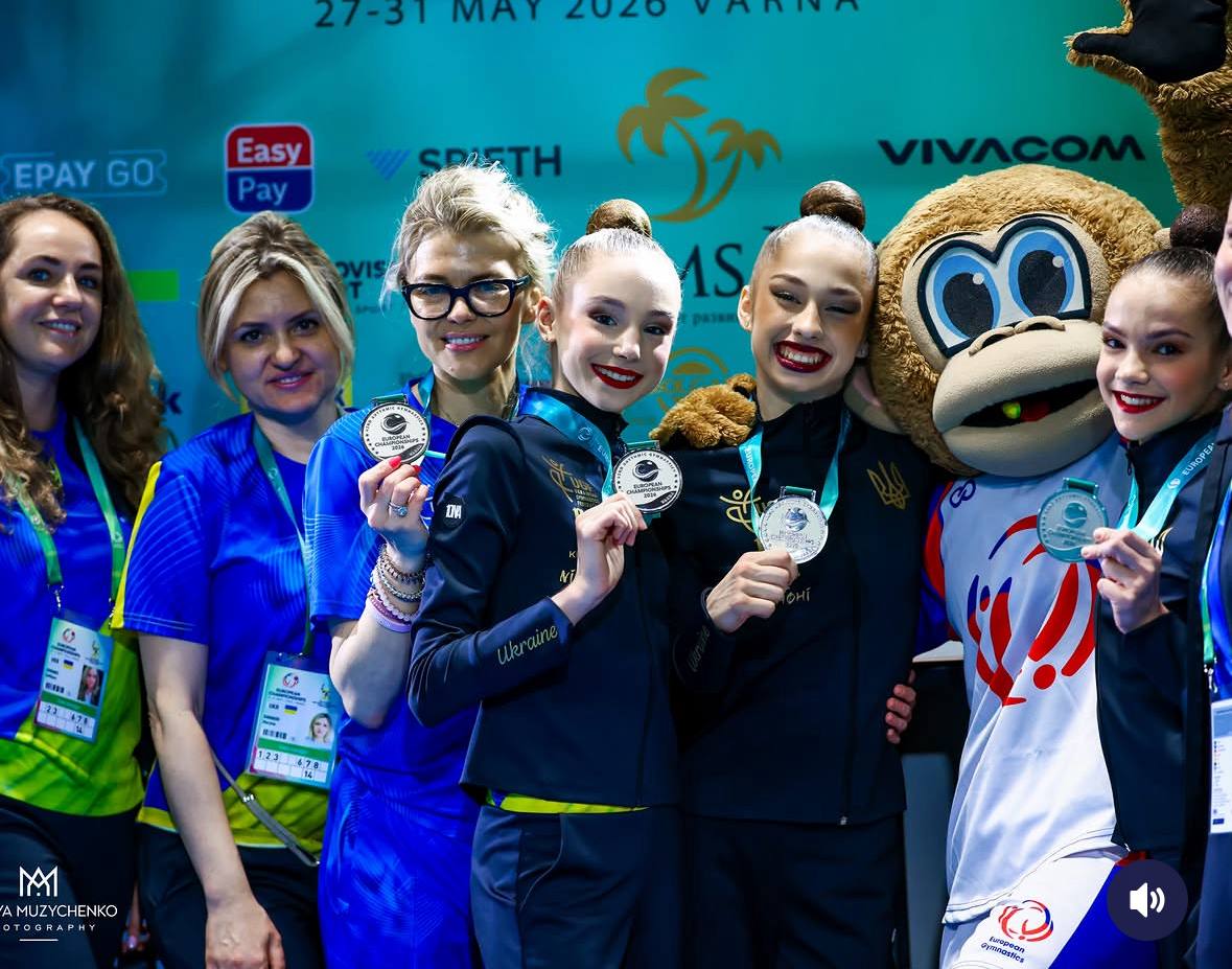 Дніпрянка Варвара Чубарова здобула 2 медалі на юніорському чемпіонаті Європи з художної гімнастики у Болгарії - 29.05.2026