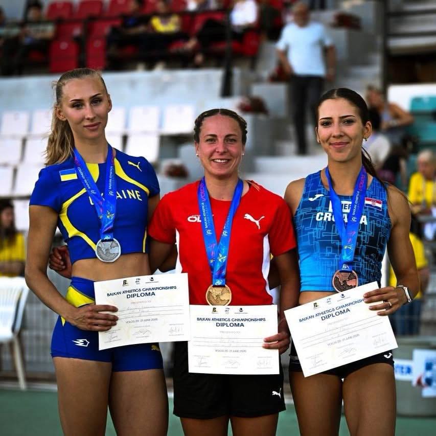 Дніпровська легкоатлетка Аліна Кишкіна здобула «срібло» чемпіонату Балканської асоціації - 27.06.2026
