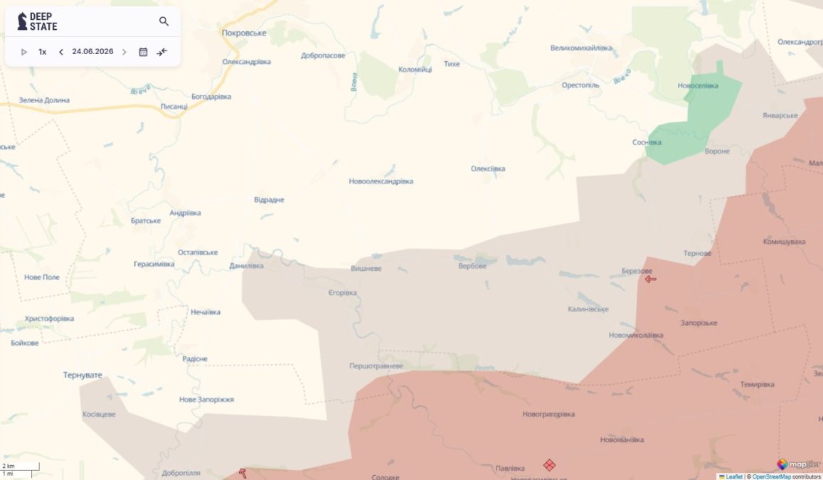 На Олександрівському напрямку на ділянці через кордон Дніпропетровщини ворог системно тисне на нашу логістику