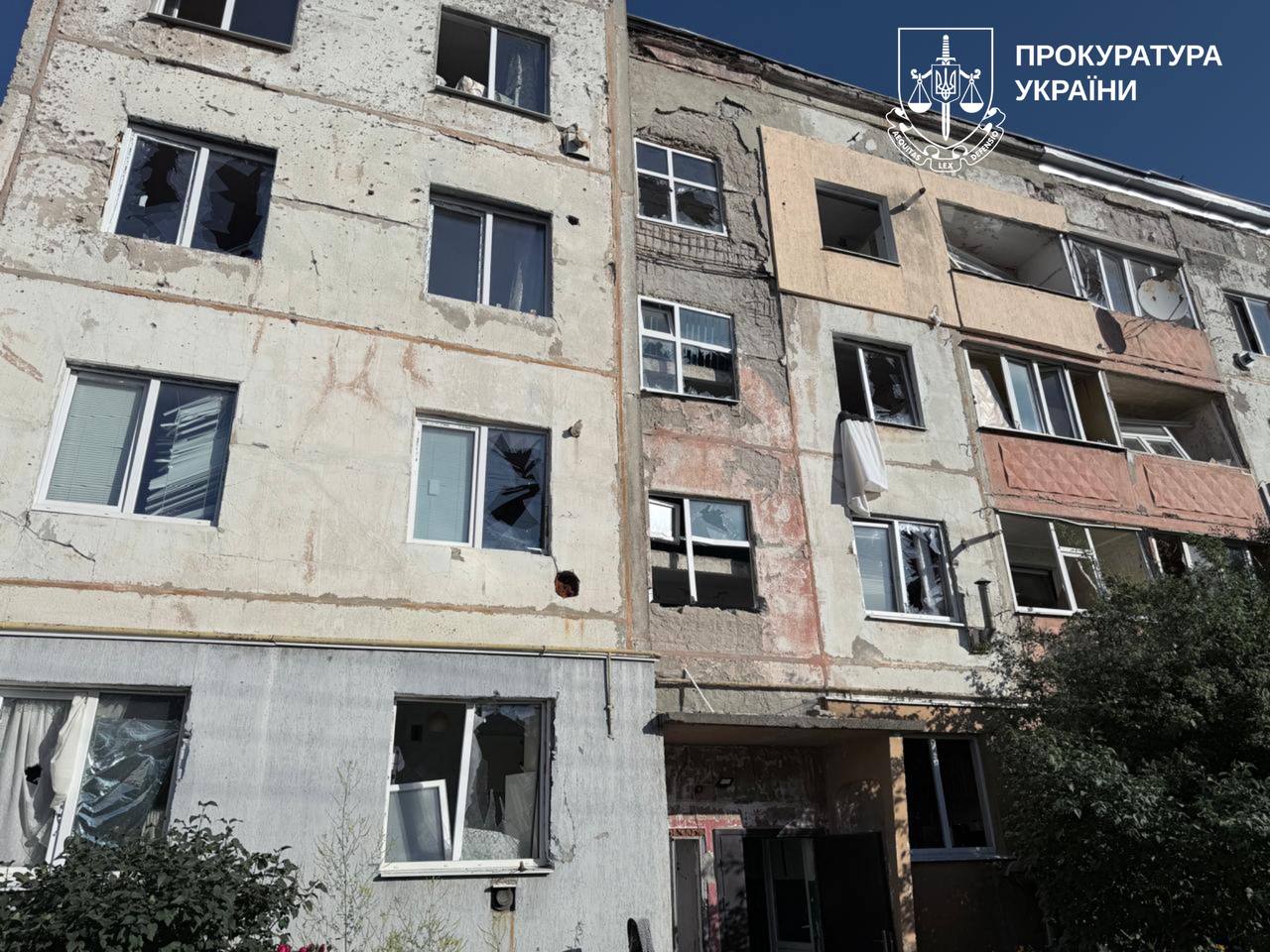 Наслідки обстрілу рф в Харкові