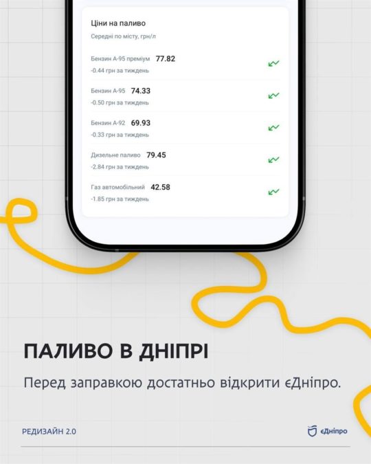 Застосунок «єДніпро» отримав перший масштабний редизайн, створений на основі відгуків користувачів