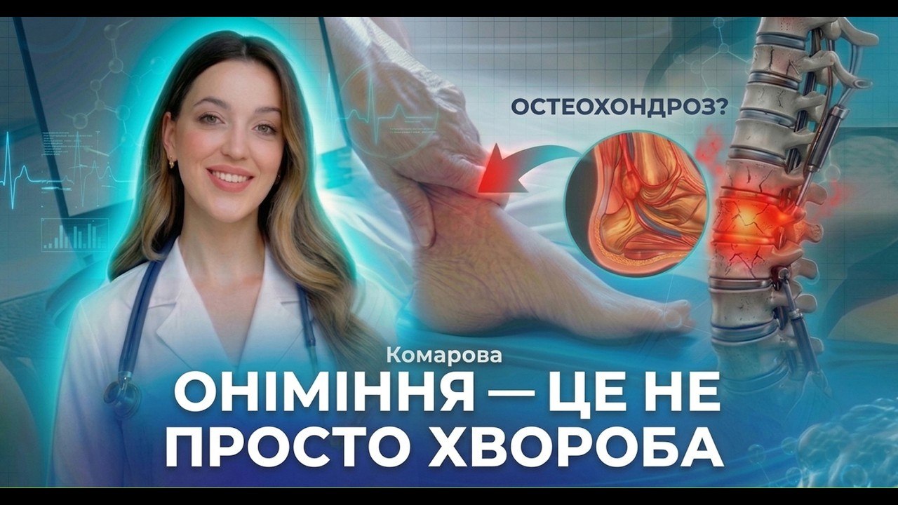 Оніміння рук і ніг — це остеохондроз чи нерви? Невролог пояснює правду - 12.06.2026