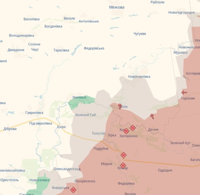 Новопавлівський напрямок (Дніпропетровщина): ворогу створюють умови, щоб змусити відступити