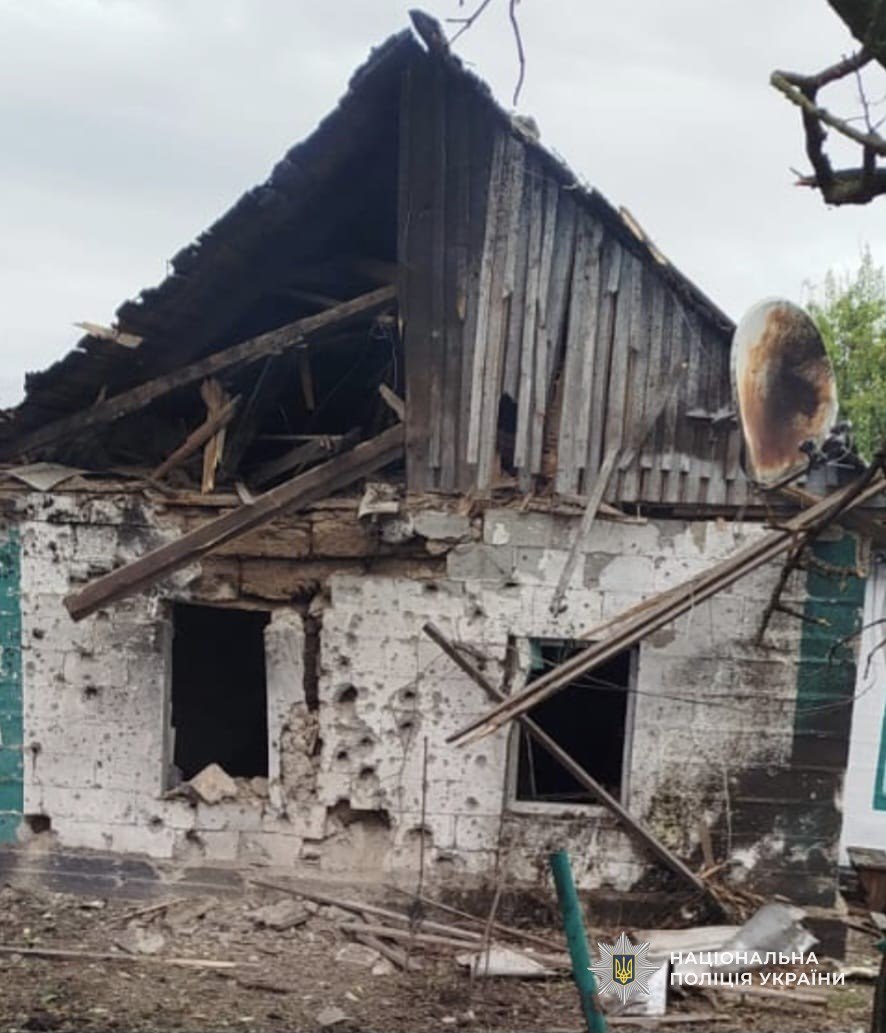 Наслідки обстрілів Дніпропетровщини військами рф показали у поліції