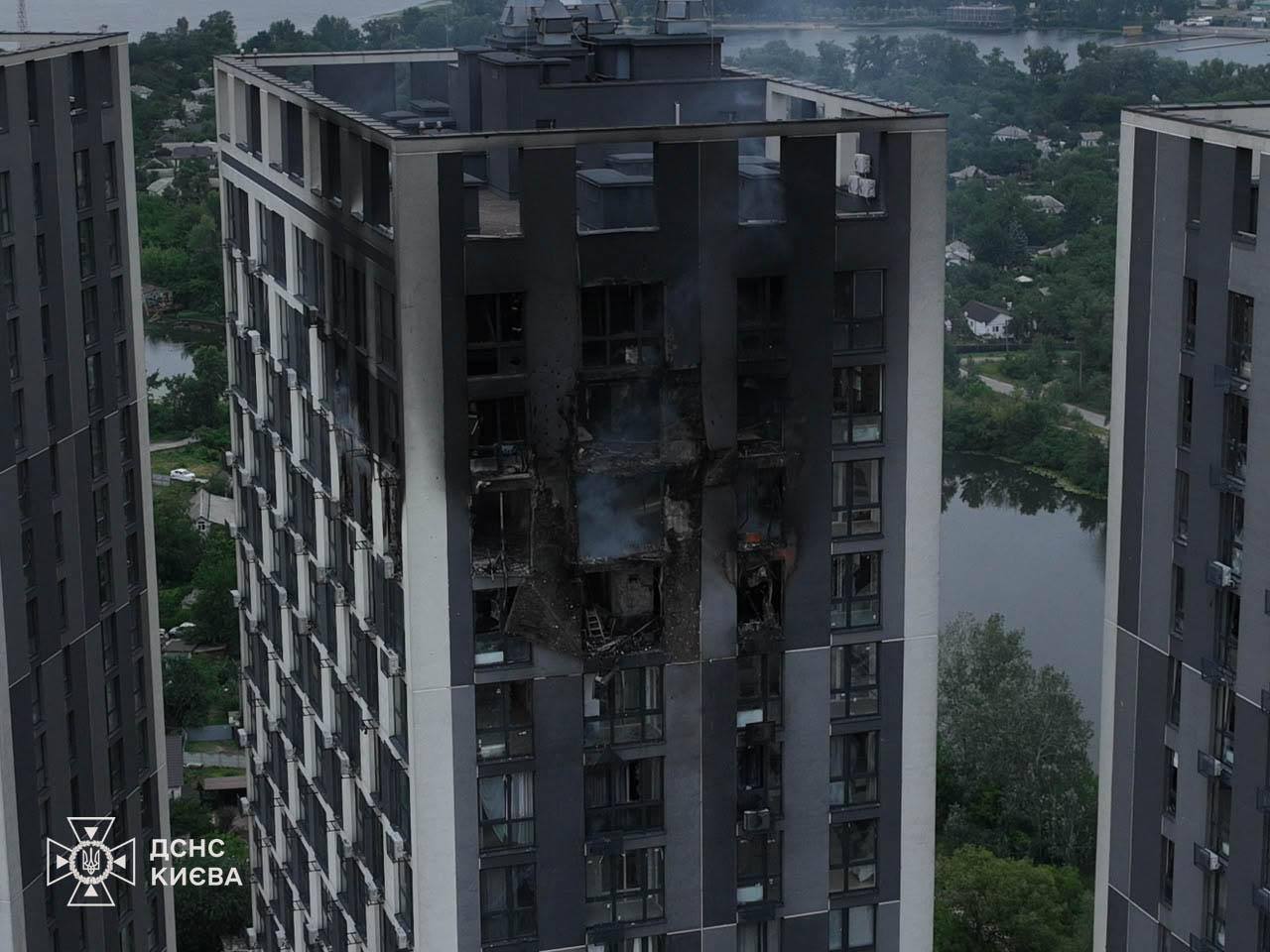 Наслідки атаки рф в Києві