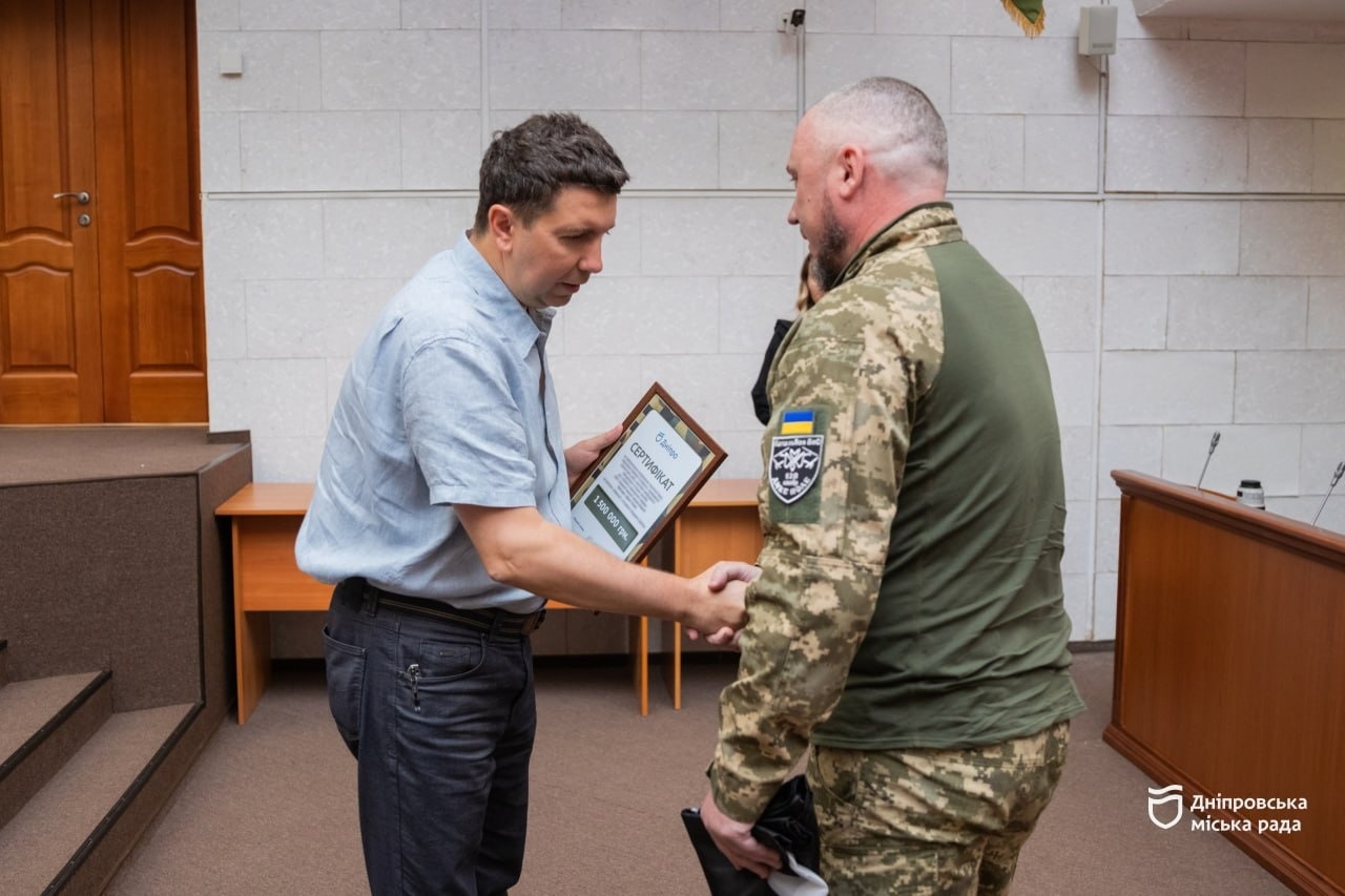 Дніпро виділив ще понад 26 млн грн прямої субвенції бойовим бригадам Сил оборони України - 22.07.2026