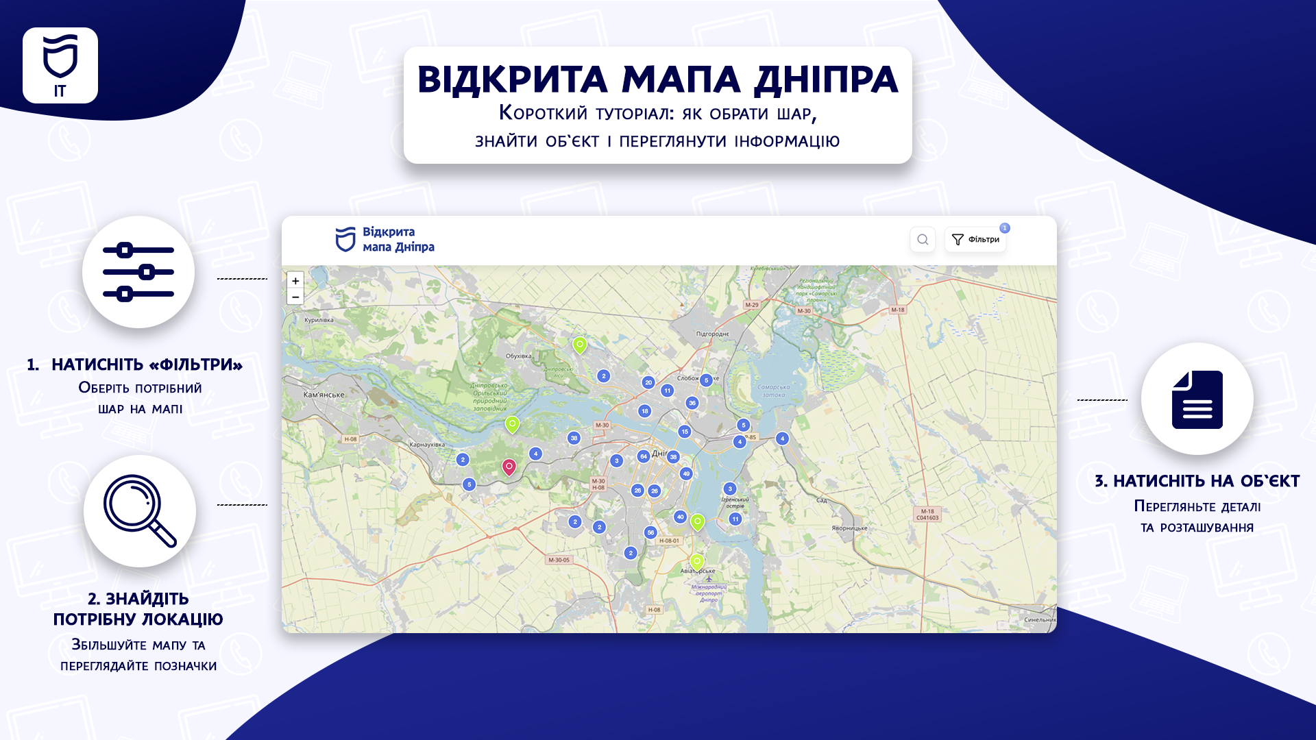 «Зручне місто»: об’єкти доступності на мапі Дніпра - 11.08.2026