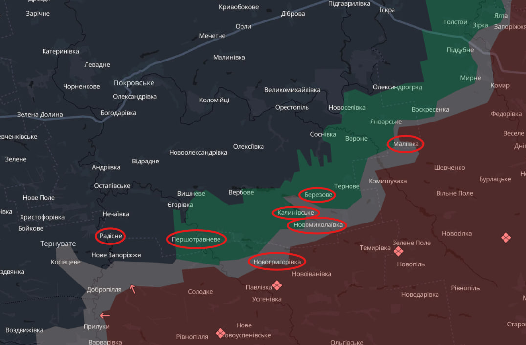 Частина населених пунктів Дніпропетровщини — у «жовтій зоні» військовий пояснив ситуацію на Олександрівському напрямку