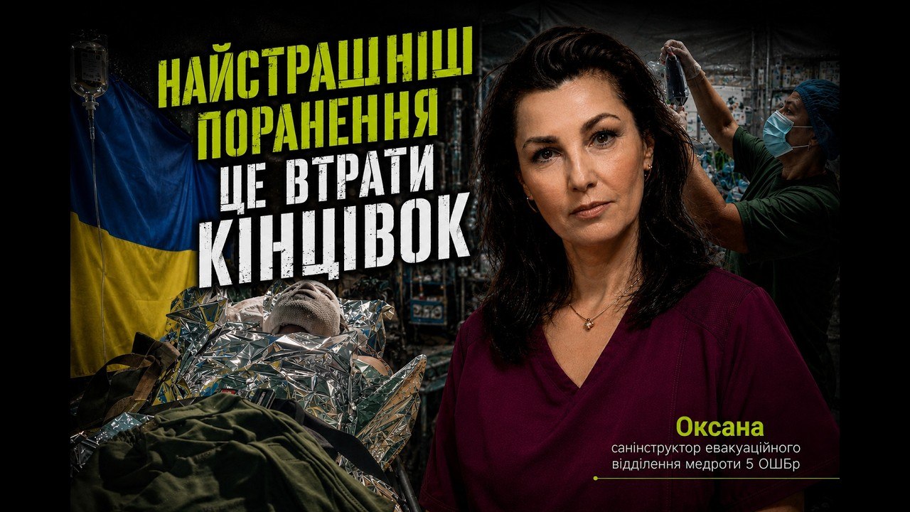 «Без рук, без ніг. Таких поранених бачити найважче»,- Оксана, медрота 5 ОШБр - 03.08.2026