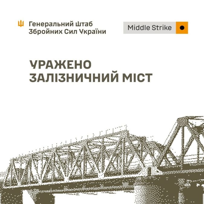 Уражено район зосередження ракетного підрозділу, залізничний міст та склади противника - 16.08.2026 