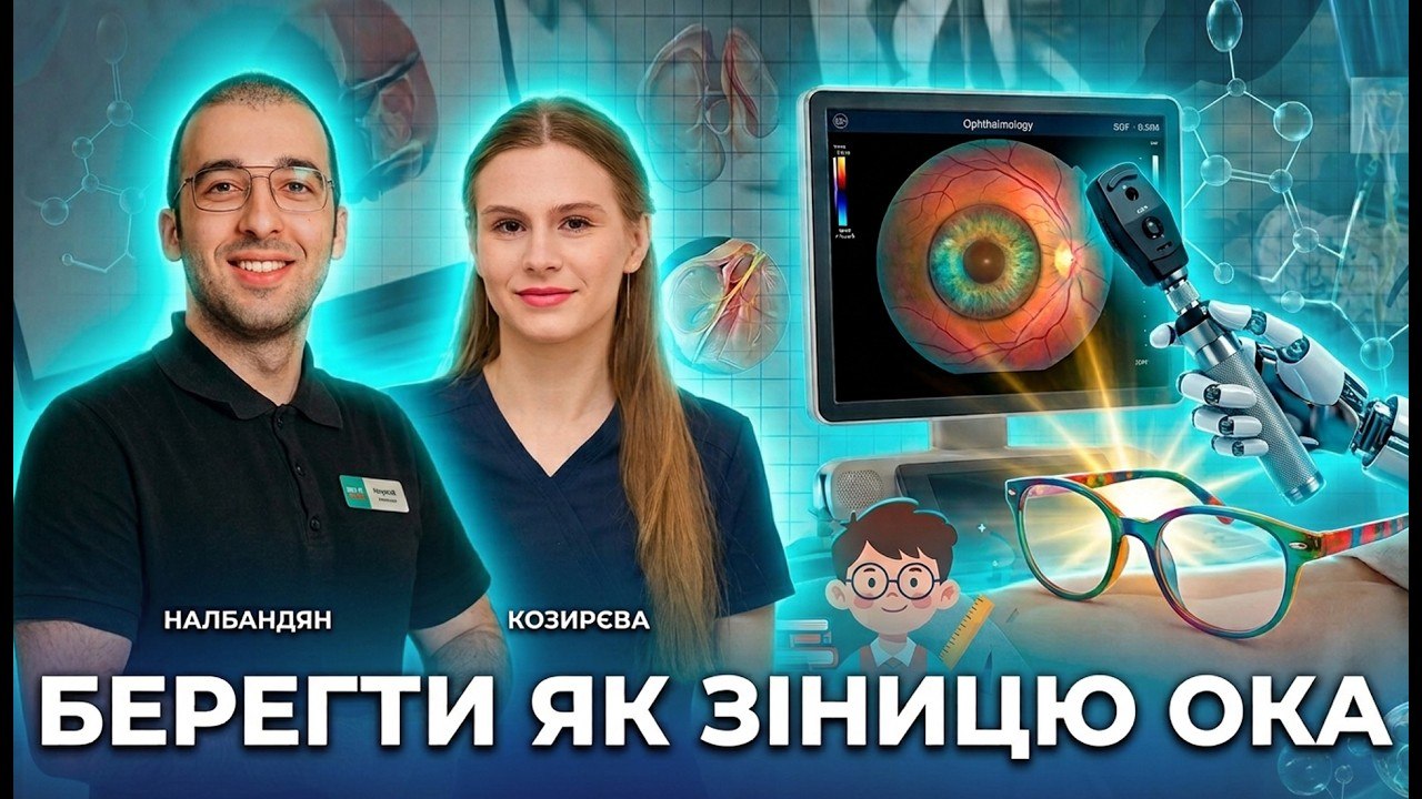 Зір дитини перед школою: що мають перевірити батьки? Гаджети, окуляри, косоокість, апаратне лікування - 20.08.2026