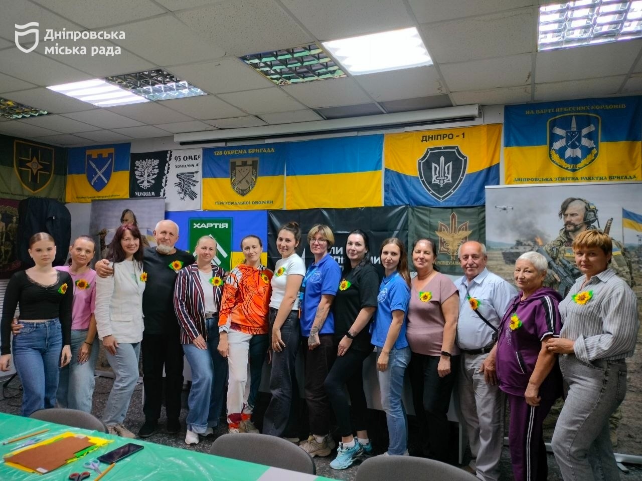 У Дніпрі для сімей загиблих Героїв провели творчий майстер клас «Пам'ятаємо Відчуваємо»
