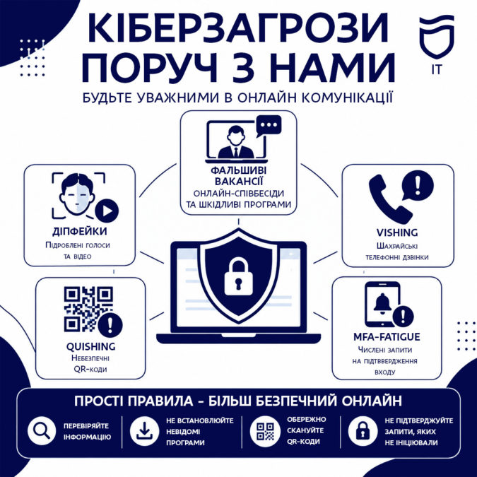 Кібербезпека у Дніпрі: які нові схеми шахрайства набирають поширення та як себе убезпечити - 21.09.2026