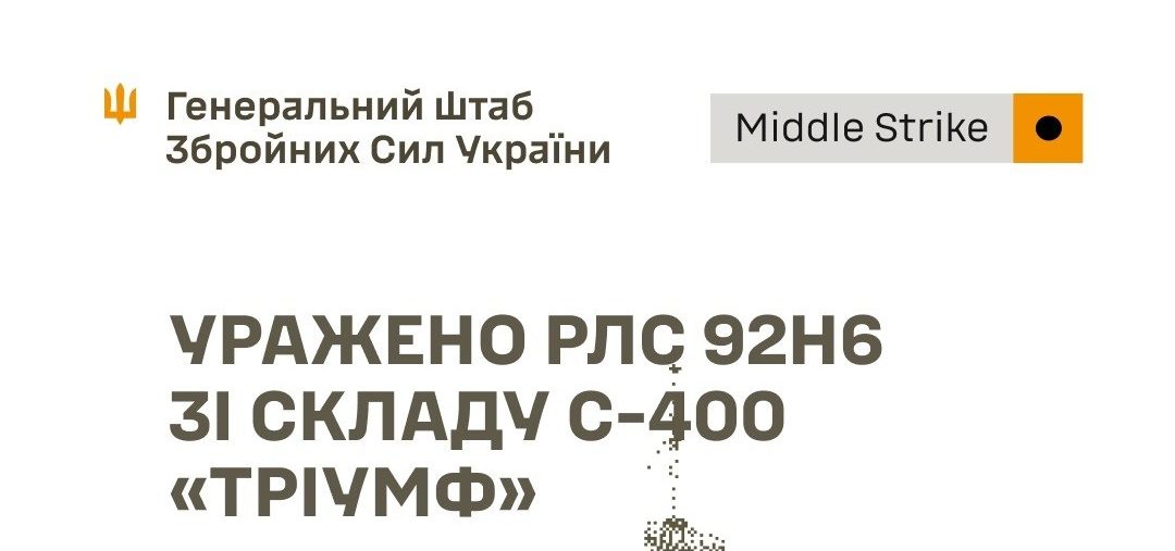 Сили оборони уразили РЛС С-400 «Тріумф» у Сочі та низку військових об’єктів рф - 14.09.2026