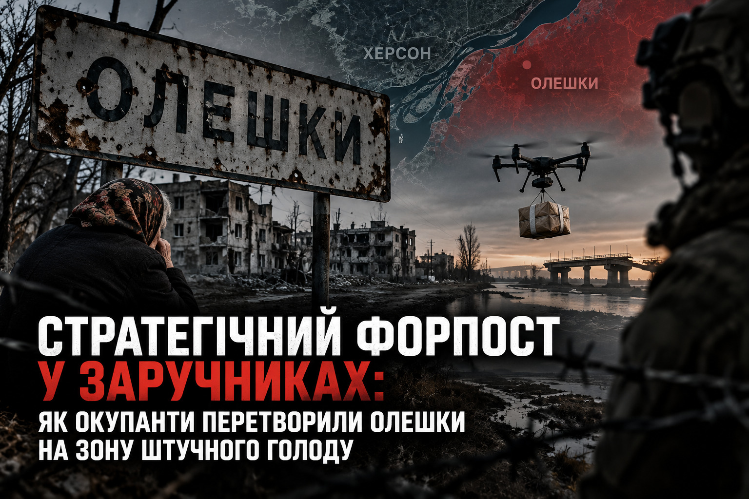 Стратегічний форпост у заручниках: як окупанти перетворили Олешки на зону штучного голоду - 30.09.2026