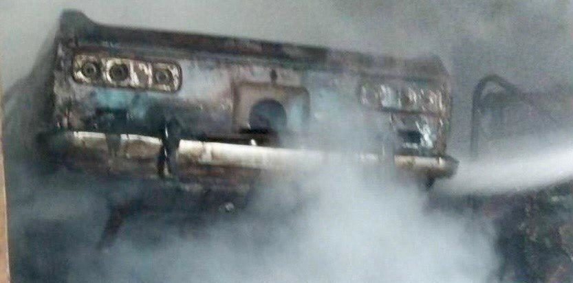 Ворожа атака на Дніпро: згоріли приватний гараж та автівка - 13.10.2026