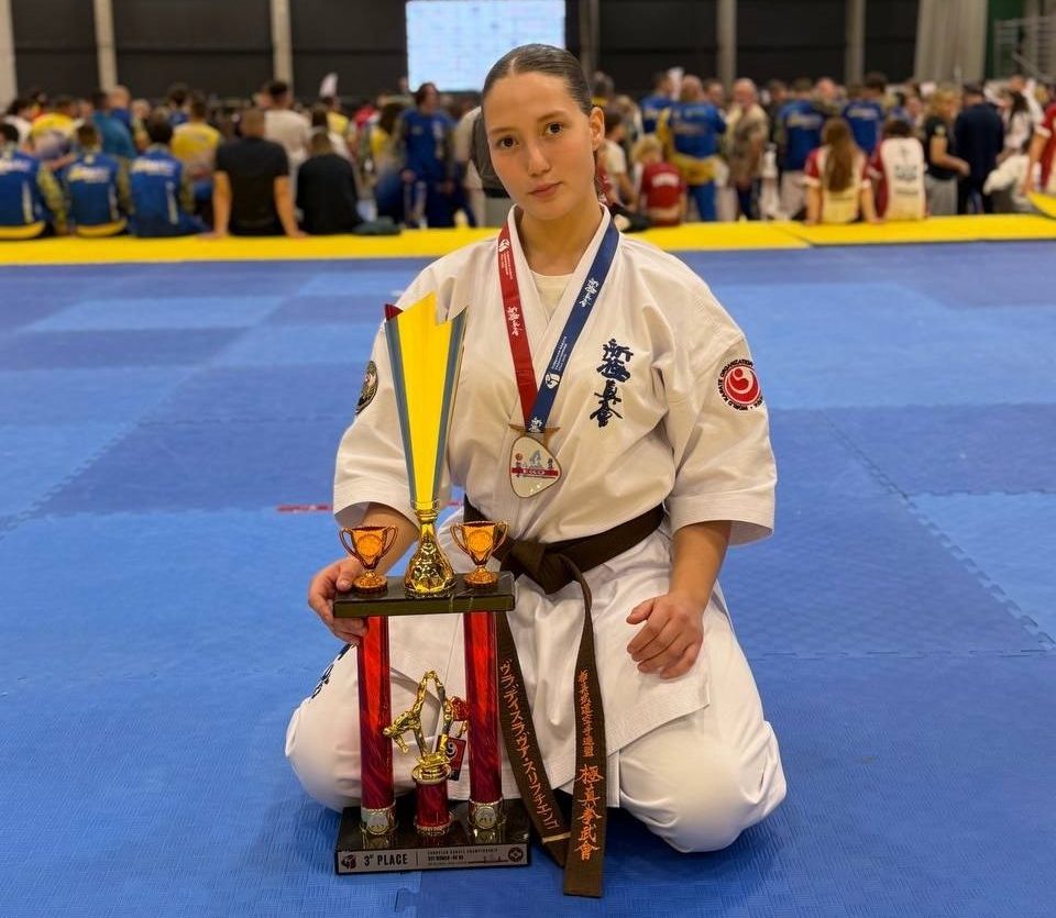 Дніпрянка Владислава Слівченко виборола «бронзу» чемпіонату Європи з кіокушин карате