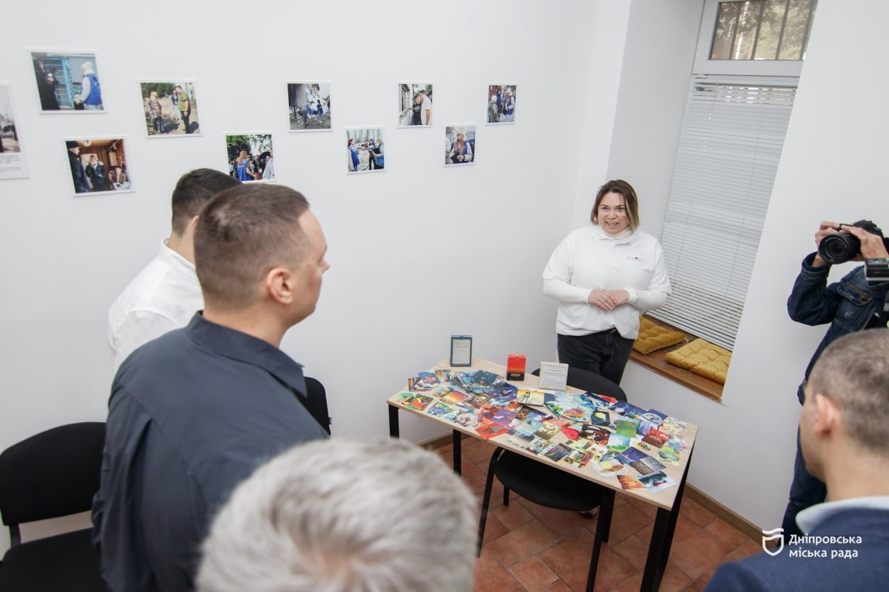 У Дніпрі відкрили Центр психосоціальної підтримки населення «Дотик»
